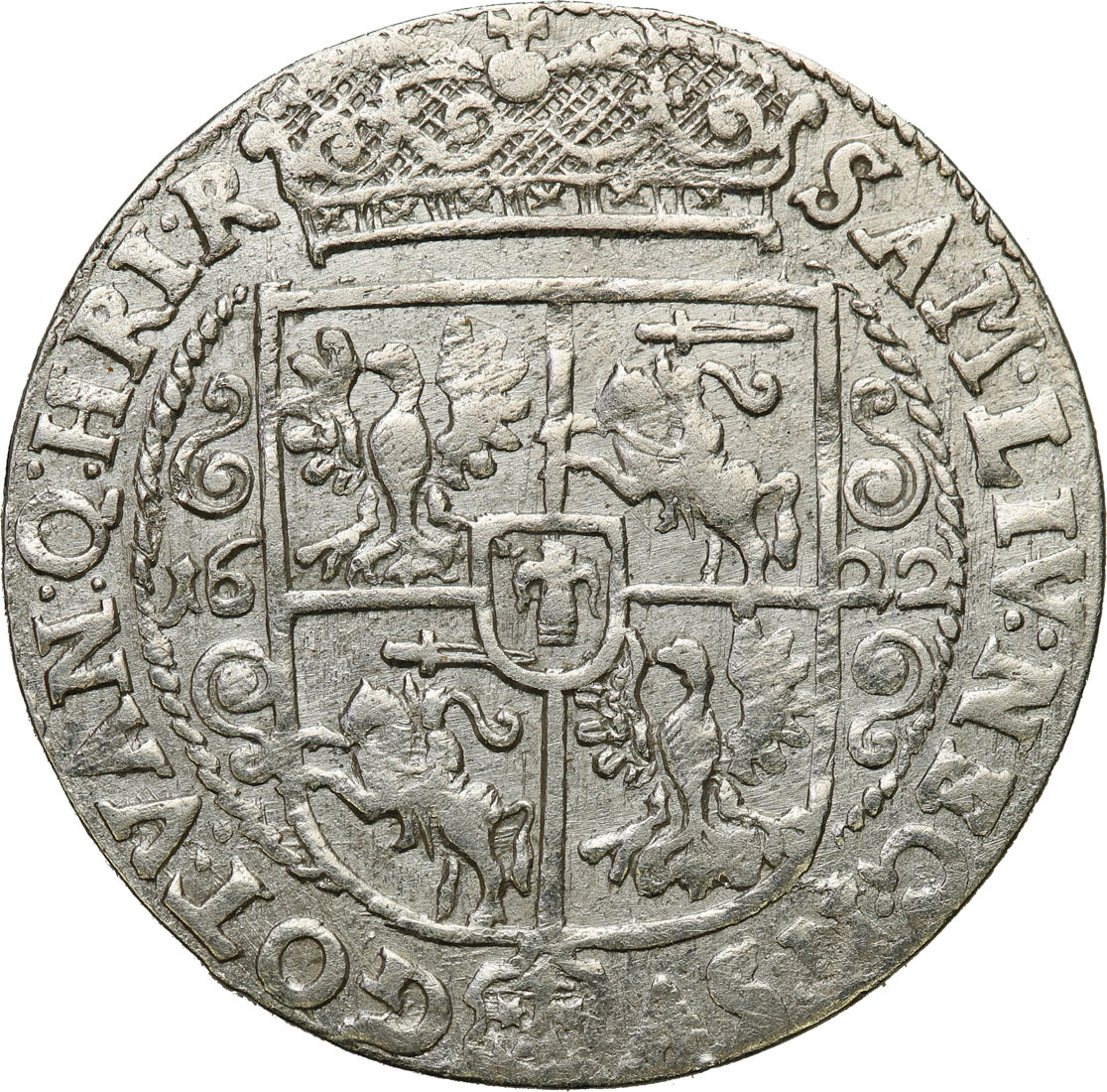 Zygmunt III Waza. Ort (18 groszy) 1622, Bydgoszcz - ŁADNY